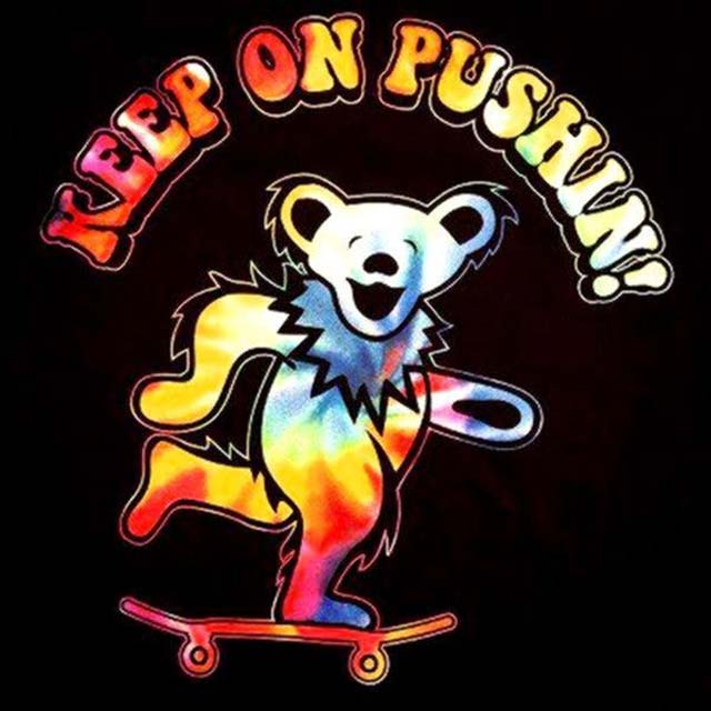 Skateboarding-Saying-keep-on-pushing