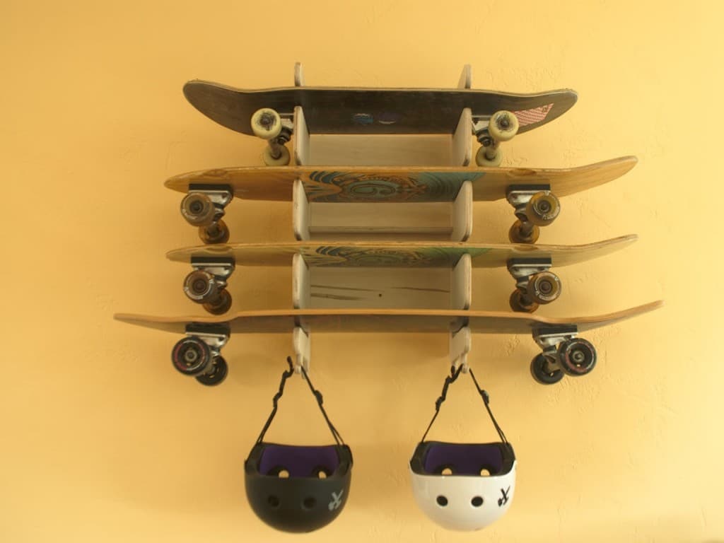 How to Make a Skateboard Rack