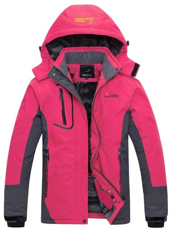 Wantdo Women's Windproof Ski Jacket