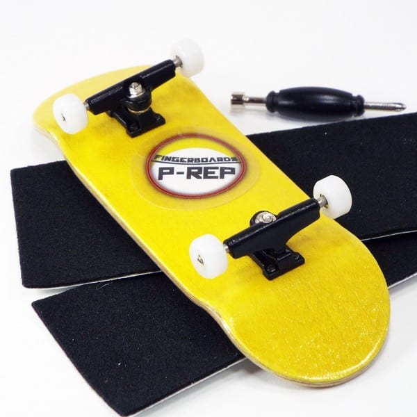 P-Rep yellow wooden fingerboard