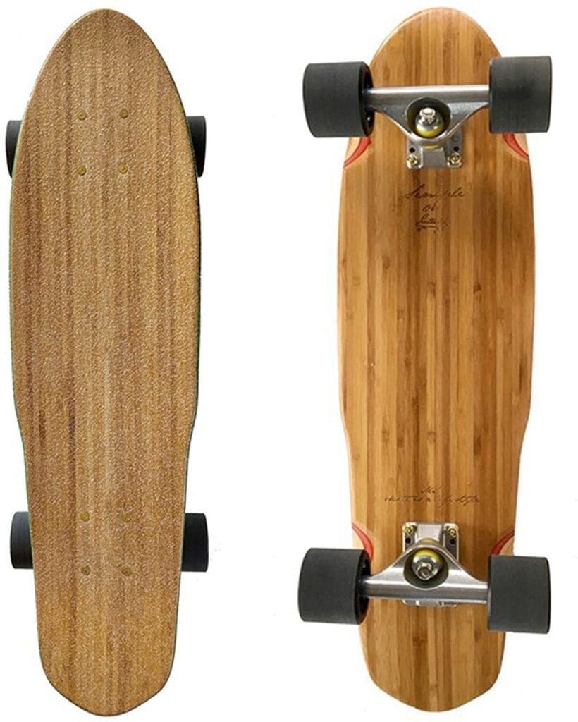 lmai bamboo wood cruiser skateboard 1