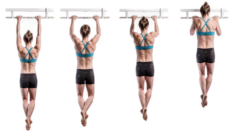 pull ups training for climbing a mountain