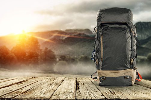 A good backpack is among the most popular trail hiking essentials